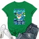 thumbnail image 1 of Nvse-Movie Kpop Demon Hunters T-Shirt Summer Tshirts Casual Loose Girls T Shirt Korean Pop Anime Style Tee with Huntrix Movie Print, Streetwear Aesthetic#Green 2XL, 1 of 4