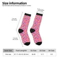 thumbnail image 2 of Rateoe Colorful Donuts 1 for Women Casual Calf Socks - Cute Crew Socks - Thin Soft Above Ankle Socks Size 5-11, 2 of 6