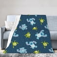 thumbnail image 2 of Ultra Soft Flannel Fleece Blanket, Monsters Inc Comfort Throw Blanket Home Decor for Couch Sofa 80"x60", 2 of 8
