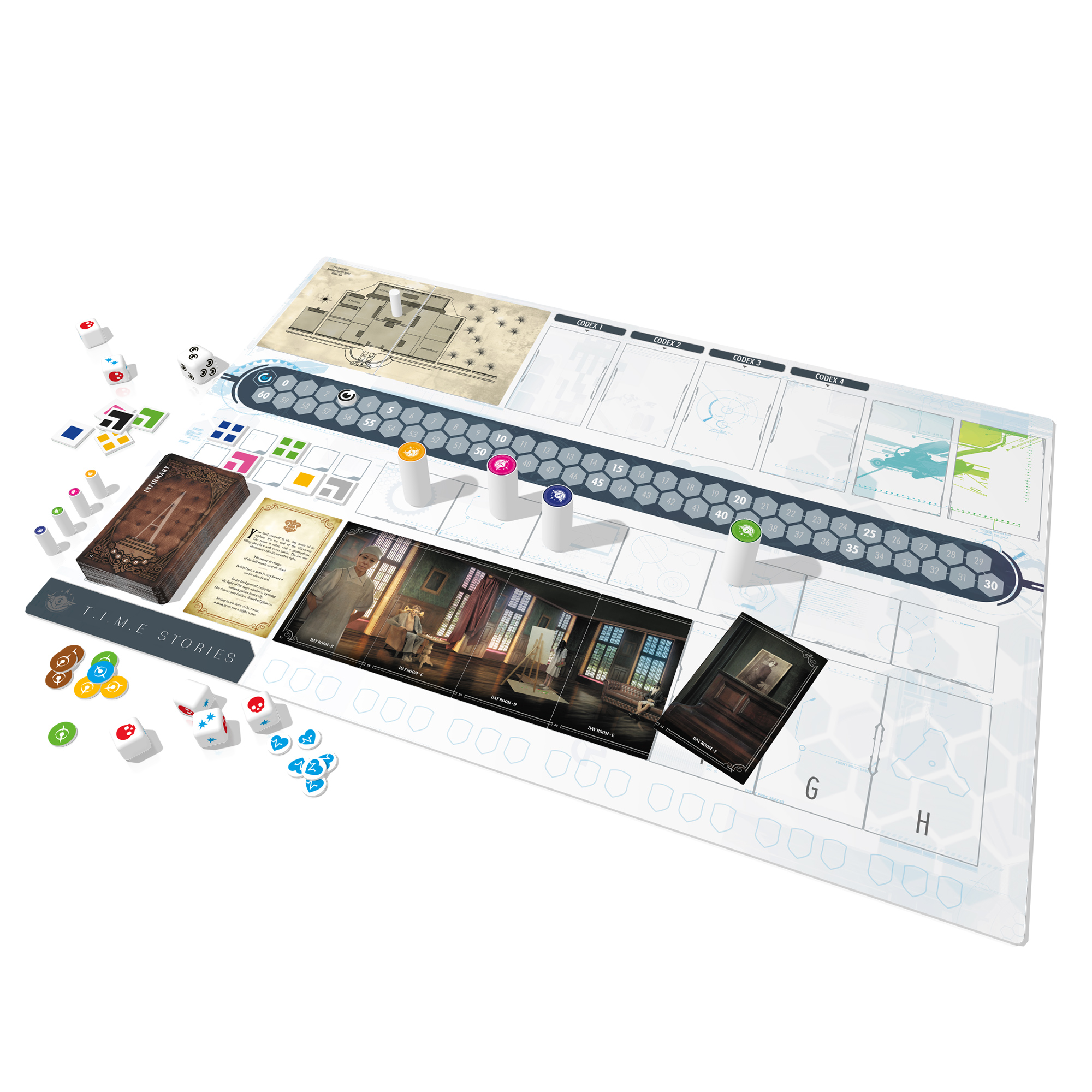Time Stories Strategy Board Game for Ages 12 and up, from Asmodee - image 3 of 5