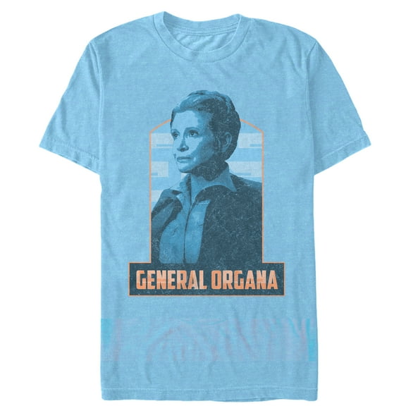 Men's Star Wars The Force Awakens Vintage General Leia Organa Graphic T-Shirt