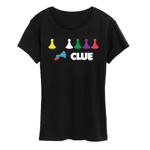 Clue - Game Pieces - Women's Short Sleeve Graphic T-Shirt