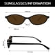 thumbnail image 5 of Gafas de Sol Ovaladas Retro GUVIVI para Mujer con Protección UV400, 5 of 9