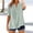 A6 Light Green, variant on 3/4 Sleeve Tops for Women Peasant Tops Soft Floral Top Loose Fit Blouses Elbow Sleeve Lightweight Pullover Shirt Solid Color Pullover Shirts Summer Gauze Shirts Breathable Summer Tshirts XL