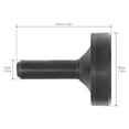 thumbnail image 2 of Hammer Air Impact Rivet Flat Head Replacement Part For Air Hammer Tools Accessories ,Long-Term Reliability, 2 of 6