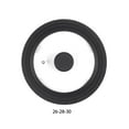 thumbnail image 3 of Langgg Rust-proof Pot Lid Handle And Sealing Good Sealing Kitchen Pot Coverl Food Lids black 26-28-30, 3 of 6