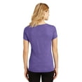 thumbnail image 2 of District Made Ladies Perfect Tri V Neck Tee-XS (Purple Frost), 2 of 6