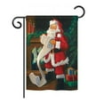 thumbnail image 2 of Breeze Decor 14088 Christmas Santas List 2-Sided Vertical Impression House Flag - 28 x 40 in., 2 of 2