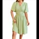 thumbnail image 1 of Vestido de Mujer de Verano 2025, Elegante Minivestido con Volantes y Escote en V Profundo, Vestidos A la Cintura Judías L, 1 of 10