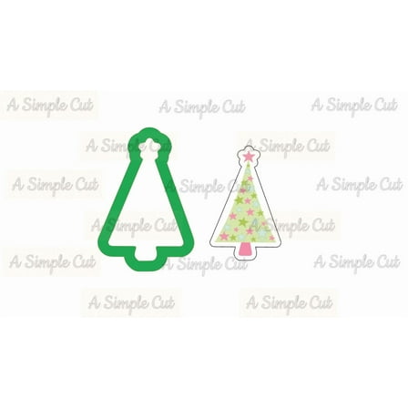 Christmas Tree Straight Cookie Cutter