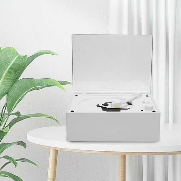 Reproductor De CD Portátil, Reproductor De CD Bluetooth 5.0 Retrodesktop Con Control Remoto, Incorporado 2 Altavoces Estéreo, De Sonido Transparente Multifuncional