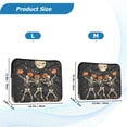 thumbnail image 4 of FORMRS 13"-13.3" Laptop Sleeve Protective Case Soft Carrying Quilted Computer Bag Cover, Black Halloween Dancing Skeleton, 4 of 7