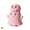 C#003, variant on Halloween Decorations 3D Printed Plastic Cute Ghost Statue, Skull Ghost Ornament, Pastel Gothic Tabletop Prop DIY Paintable Bedroom Decor,Halloween Decor & Summerween Decor-C