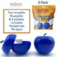 thumbnail image 2 of Bluapple Produce Saver Ethylene Gas Absorber 2-Pack - Keeps Fruits & Vegetables Fresh Longer, Lasts up to 3 Months, BPA Free, Made in USA, 2 of 6