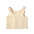 thumbnail image 1 of Minnieouse Chaleco corto para mujer, camisetas sin mangas para verano, ropa interior sin mangas, sin costuras, talla S-5XL, Jersey transpirable, Ropa interior Color de piel/3XL, 1 of 6