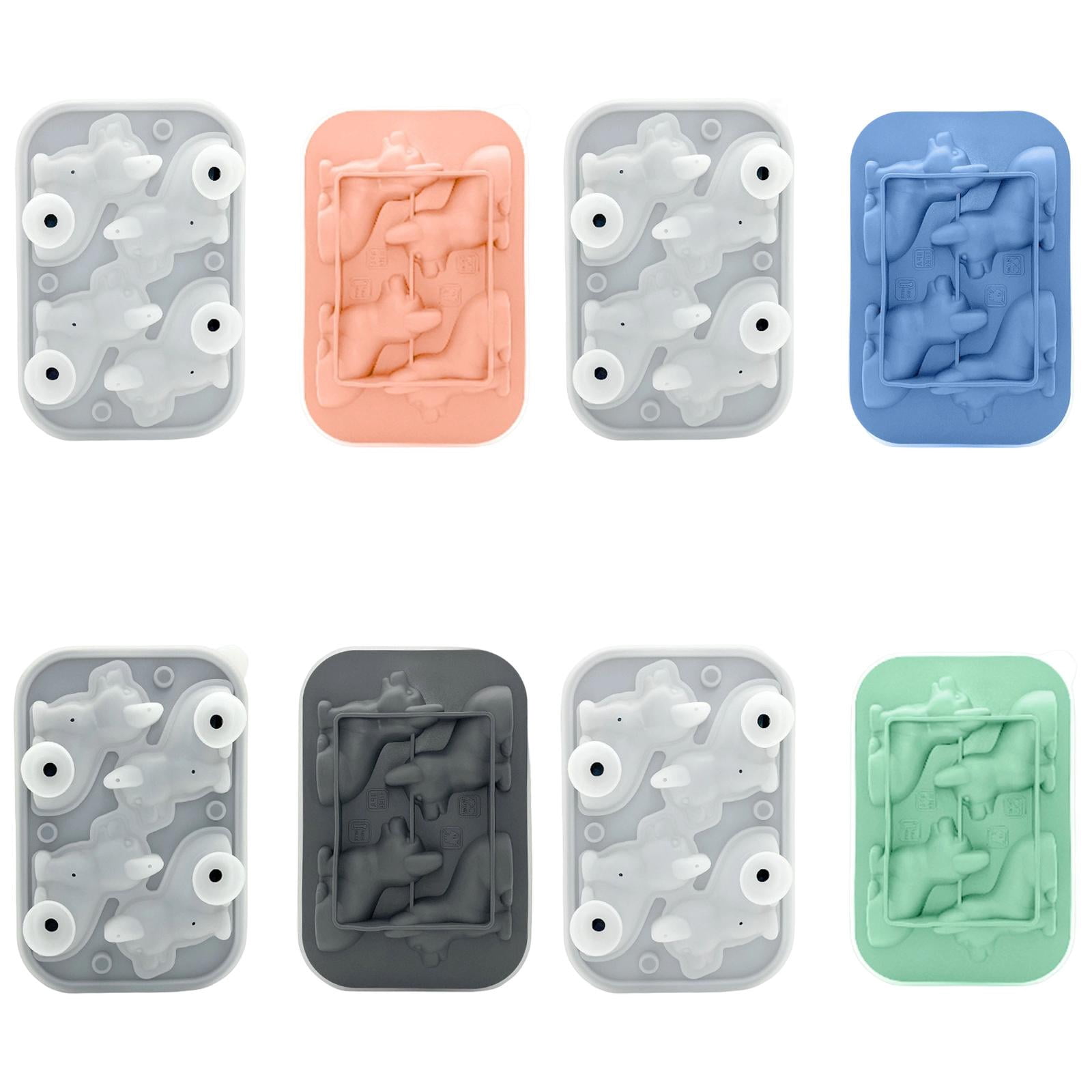 Ice Cube Mold Silicone Ice Cube Mold Ice Cube Tray Large Ice Cube Mold 4PC Silicone Dog Ice Grid Ice Mold Silica Gel