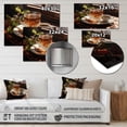 thumbnail image 4 of Designart "Brown Cuban Coffee I" Food & Beverage Metal Wall Art, 4 of 5