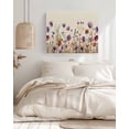 thumbnail image 3 of Purple Red Spring Floral Wall Art for Living Room,Canvas Picture Wall Decor for Bathroom Bedroom,Watercolor Botanical Summer Flowers Painting Artwork for Office Hallway Dining Room Decor 24"x32", 3 of 8