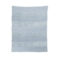 thumbnail image 3 of Your Lifestyle by Donna Sharp Plush Knit Dusty Blue Throw, 3 of 4