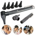 thumbnail image 1 of Portable Otoscope with Stainless Steel and Abs Construction for Robustness, High-intensity Led Lighting for Bright Illumination, Removable Pen Holder for Convenience, Perfect for Home Use and Travel, 1 of 5