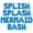 Blue, variant on Letter Balloons - SPLISH SPLASH MERMAID BASH 16" Inch Alphabet Letters Foil Mylar Balloon Mermaid Birthday Party Banner (Gold)