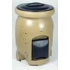 Koolscapes Stone Look Composter With Tea Collector 50 Gal, Lid And Drain Plug