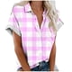 thumbnail image 2 of Fiudx Camisetas para Mujer Blusas de Manga Corta Estampadas Informales Regulares para Mujertop, 2 of 5