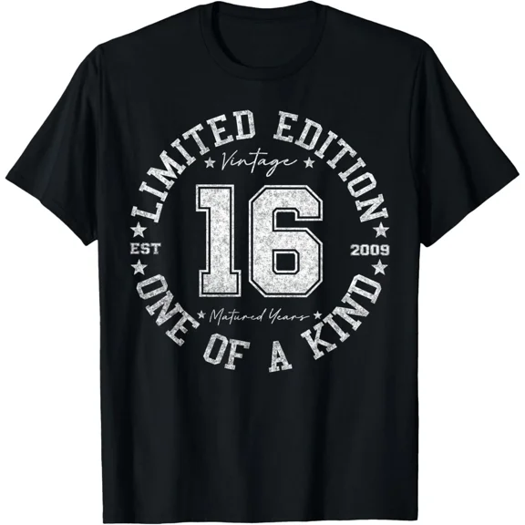 16 Year Old Gifts Vintage 2009 Limited Edition 16th Birthday T-Shirt Gift for Da