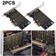 thumbnail image 1 of 【PH42】Adaptador Tarjeta Expansión Transferencia Doble Disco M.2 NVMe NGFF SSD A PCIE SATA, 1 of 6