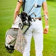 thumbnail image 5 of Golf Towels for Golf Bags For Men Women - colorful spot printA 24x16in Absorbent Quick Drying Golf Towel for Cleaning Golf Ball Club Golf Bag Accessories with Carabiner, 5 of 8