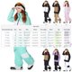 thumbnail image 3 of Conjunto de dos piezas de poliéster para niña, con capucha, manga larga, pantalones y parte superior, grueso, impermeable, resistente al viento y cálido, para invierno., 3 of 9