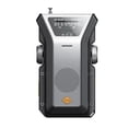 thumbnail image 1 of Solar Powered Radio Outdoor Multifunctional Hand Crank Recharging Radio Portable Camping Hiking Fishing Radio with Light Function, 1 of 8