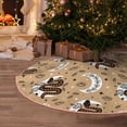 thumbnail image 4 of Salouo Snake And Flower Christmas Tree Skirt 36" Farmhouse Christmas Decorations Snowman Xmas Tree Skirt Tree Mat for Holiday Party Decor, 4 of 8