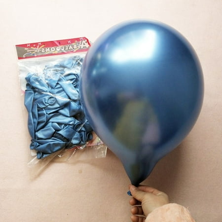 Shine and Celebrate: A Set of Metal Chrome Balloons, Alphabet Balloons, and Party Hats