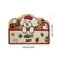 thumbnail image 3 of PEIBang Microfiber Bath Rug,Non Slip Absorbent Bath Mat,Soft Floor Mat Cute Animal Carpet for Living Room Bedroom Bathroom Home Decor, 3 of 6