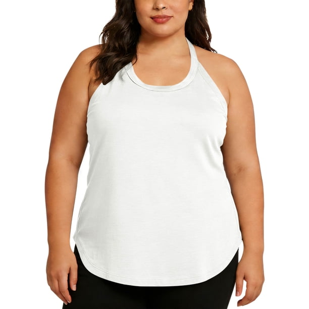 TaTaai Plus Size Women's Sleeveless Yoga Top, Casual Round Neck Sports Blouse, Soft Breathable Athletic Wear for Daily Exercise and Lounge Gift