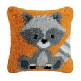 thumbnail image 2 of facefd DIY Latch Hook Set Throw Pillow Covers Craft for Embroidery Carpet Civet, 2 of 9
