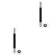 thumbnail image 4 of Inteprter Extensión de grifo, manguera de goma, lavabo de tocador antisalpicaduras, baño, cocina Universal, accesorios de giratorios alargados Negro 30cm 2piezas Inteprter CBP165369, 4 of 6
