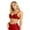 Red, variant on Fashion Women's Sequins Glitter Bra Rave Dance Belly Costume Crop Tops Red 34A, 34B