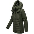 thumbnail image 6 of Marikoo Women's Hip-Covering Quilted Winter Jacket with Hood - Tailored Fit - Tivaa XVI, 6 of 10