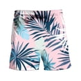 thumbnail image 3 of JUUYY Men's Fashion 3D Hawaiian Print Shorts Drawstring Elastic Waist Pockets Short Pants Summer Casual Loose Comfortable Holiday Beach Plus Size Shorts Multicolor XXXXL, 3 of 5