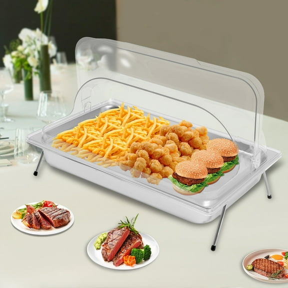 3L Food Serving Display Tray, Buffet Cold Serving Cooler Platter Party Platter Dish