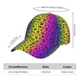 thumbnail image 2 of Lsque Casquette de Baseball Motif Patte d'Animal Arc-en-Ciel Camionneur Chapeau Profil Bas Chapeau de Papa de Golf Ajustable Classique Original Non Structuré Casquette Simple Hommes Femmes, 2 of 6