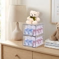 thumbnail image 3 of Sorbus Large Clear Stackable Makeup Storage Drawers, 4-Pack Plastic Pull-Out Organizer Bins, 3 of 7