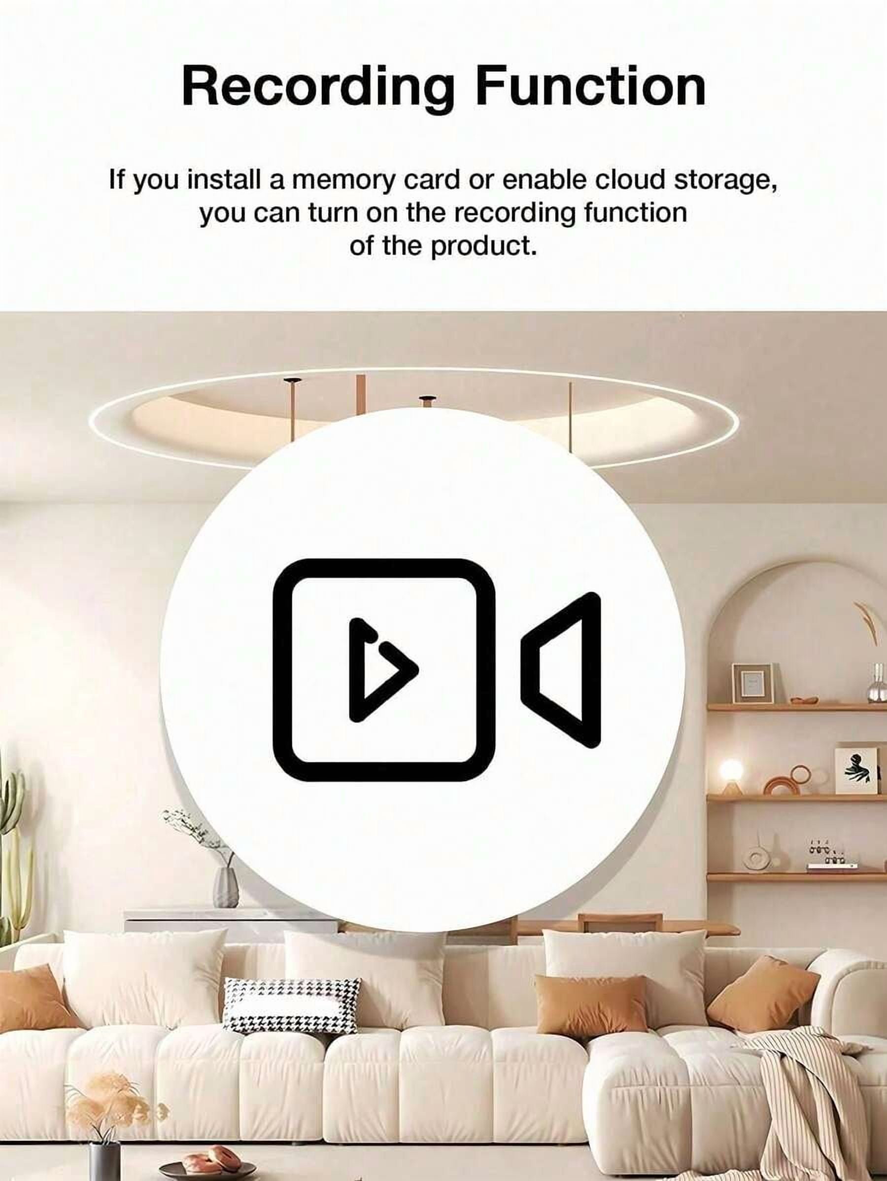 Wireless WiFi Security Camera 720P Indoor Outdoor Pet Baby Monitor Night Vision Portable Nanny Cam Mini Room Home Camera