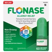 Flonase Allergy Relief 24 Hour Non-Drowsy Metered Nasal Spray, 60 Sprays