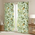 thumbnail image 2 of Manfei Vintage Garden Floral Blackout Curtains Set of 2 (52x84 Each), Cartoon Bird Window Curtains, Simple French Style Curtains and Drapes, Curtains and Drapes Room Decor, 2 of 6