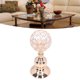 thumbnail image 1 of Portavelas Candelita Con Diseño Tallado Hueco De Cristal Elegante, 1 of 7