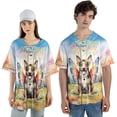 thumbnail image 4 of Welcome Spring Fairy Rat Terrier in Flower Meadow All Over Print 3D Baseball Shirt Ratty Dog Lover Softball Sport - 13002, 4 of 6