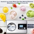 thumbnail image 2 of Máquina para hacer helados Homtone 2.1 L con compresor y temporizador LCD, 2 of 9